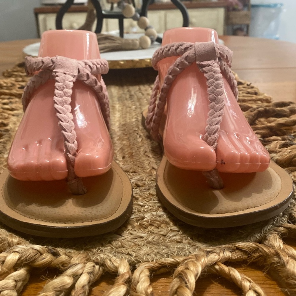 Minnetonka ankle wrap sandal